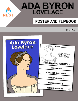 Preview of Ada Byron Lovelace Poster and Flipbook