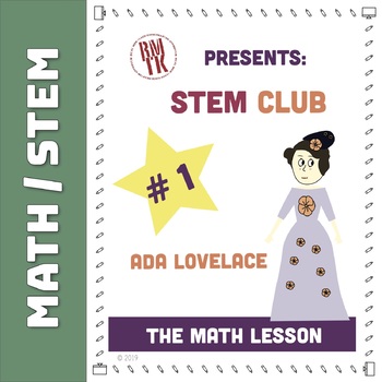 Preview of Ada Lovelace STEM - Math Lesson