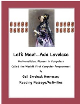 Preview of Ada Lovelace: Woman Mathematician/World's First Computer Programmer!