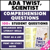 Ada Twist, Scientist Activities - Character Traits Graphic