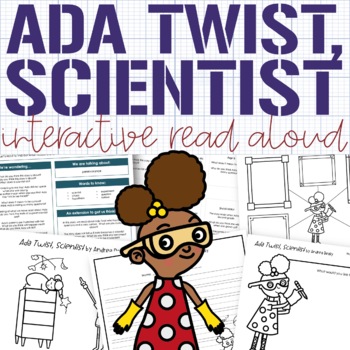 Preview of Ada Twist, Scientist Craft Read Aloud and Activities