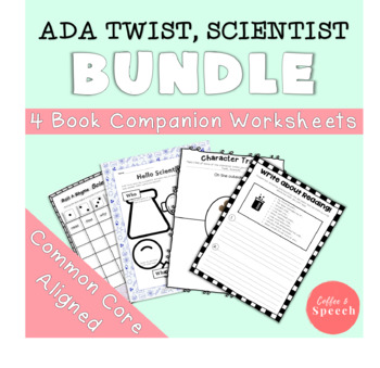 Preview of Ada Twist, Scientist Worksheet Bundle