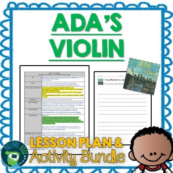 Preview of Ada's Violin by Susan Hood Lesson Plan and Google Activities