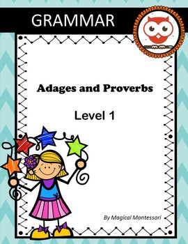 Preview of Adages and Proverbs Level 1