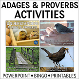 Adages and Proverbs PowerPoint and Bingo Game