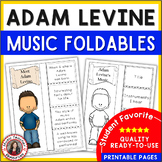 Musician Worksheets Adam Levine - Listening and Research F