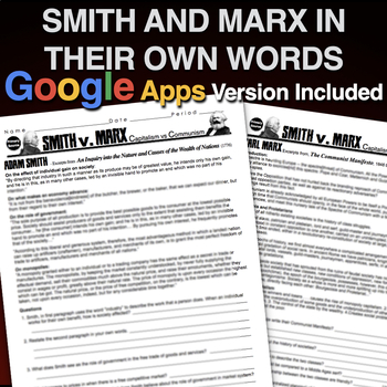 Реферат: Adam Smith Vs Karl Marx Essay Research