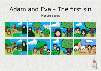 Preview of Adam and Eva - Picture Cards