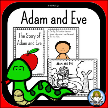 Adam and Eve Mini Book and Worksheets by Nicola Lynn | TPT