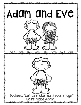 Adam and Eve reader by Brittani Black | Teachers Pay Teachers