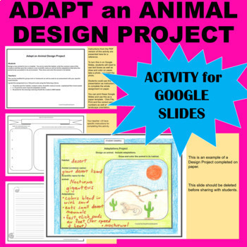 Animal Adaptations Modified Assignment (Project-based Learning