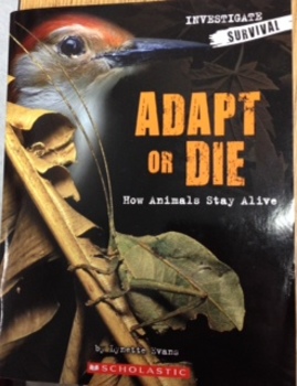 Preview of "Adapt or Die:  How Animals Stay Alive" by Lynette Evans - Notetaker