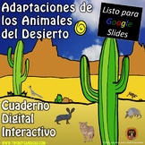 Adaptaciones de los Animales del Desierto para Google Slides®