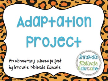 Adaptation - Elementary Science Lesson Plan - Adaptation