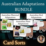 Adaptation Card Sort Activity BUNDLE | Plant and Animal Ad