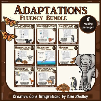 Preview of Adaptations Fluency Bundle