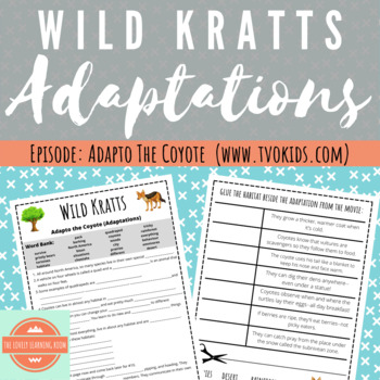 Preview of Adaptations -- Wild Kratts Adapto The Coyote