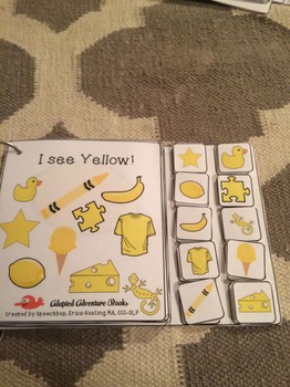 Preview of Adapted Adventure Books! - Color Series - YELLOW!