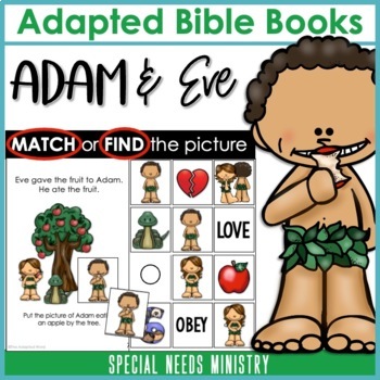 Preview of Adapted Bible Books | Adam and Eve in the Garden of Eden