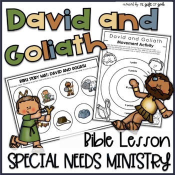 Adapted Bible Lessons for Special Needs Ministry | David and Goliath