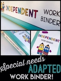 Adapted Binder Bundle- Special Needs