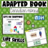 Money Adapted Book - Canadian Money - Special Education Mo