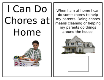 Preview of Adapted Book- Chores