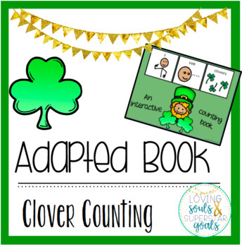 Preview of Adapted Book: Clover St Patrick's Counting