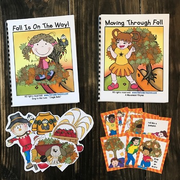 Preview of Fall Adapted Books--"Fall Is On The Way!" and "Moving Through Fall"