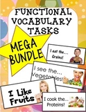 Adapted Book Functional Vocabulary- FOOD GROUPS BUNDLE
