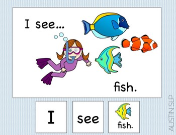 Preview of Adapted Book: I See Fish