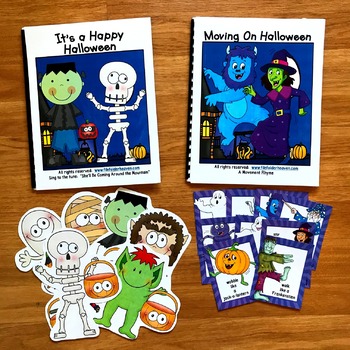 Preview of Halloween Adapted Books--With Music and Movement