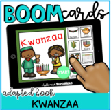 Adapted Book: Kwanzaa BOOM CARDS {distance learning}