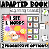 Adapted Book - L Words - Matching, Labelling & Writing Words!