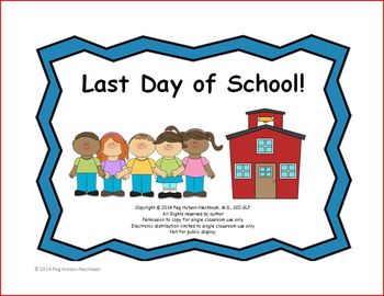 Preview of Interactive Book: Last Day of School