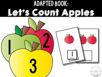 Preview of Adapted Book: Let's Count Apples