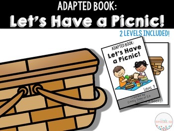 Preview of Adapted Book: Let's Have a Picnic!!