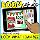Adapted Book: Look What I Can See Christmas BOOM CARDS {di