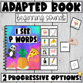 Adapted Book - P Beginning Sounds - Matching, Labelling & 