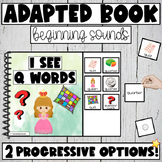 Adapted Book - Q Words - Matching, Labelling & Writing Words!