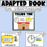 Adapted Book - Telling Time Interactive Activity - Analog 