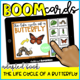 Adapted Book: The Life Cycle Of A Butterfly BOOM CARDS {di