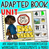 Adapted Book Unit: Rosa Parks (Printable and Digital)