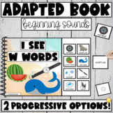 Adapted Book - /W/ Beginning Sounds - Matching, Labelling 