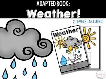 Preview of Adapted Book: Weather!