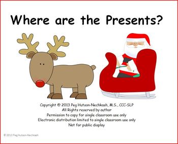 Preview of Interactive Book: Where are the Presents? A Christmas Search