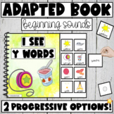 Adapted Book - /Y/ Beginning Sounds - Matching, Labelling 