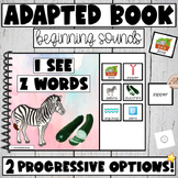 Adapted Book - /Z/ Beginning Sounds - Matching, Labelling 