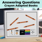 Adapted Book and Easy Reader Crayons Set