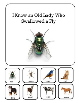 Preview of Adapted Book with American Sign Language Old Lady Who Swallowed a Fly